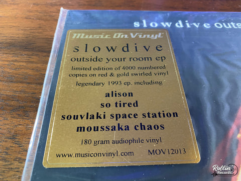 Slowdive - Outside Your Room EP (Red & Gold Music On Vinyl Press)