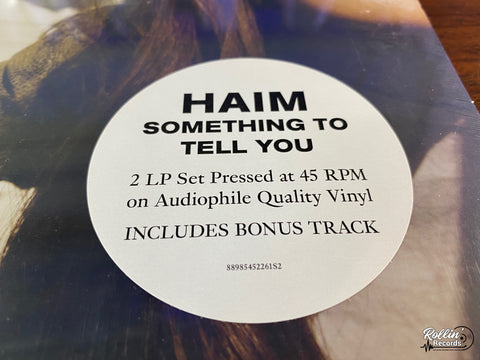 Haim - Something To Tell You