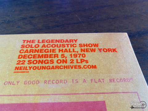 Neil Young - Carnegie Hall 1970