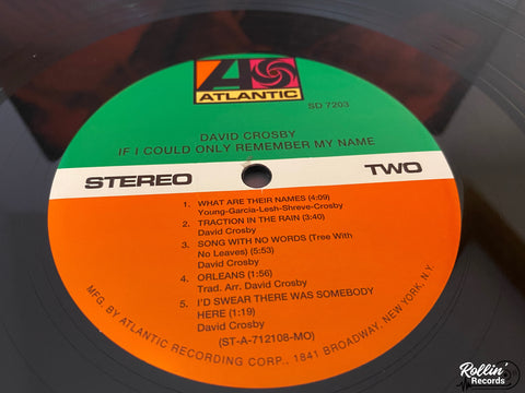 David Crosby – If I Could Only Remember My Name Classic Records SD 7203