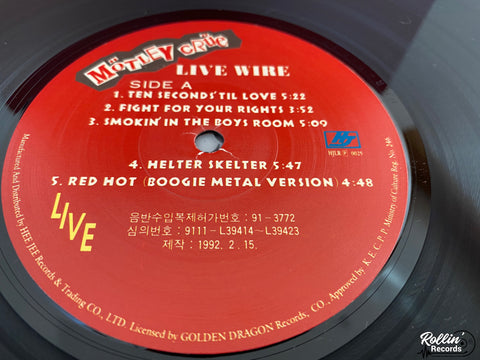 Mötley Crüe - Live Wire Korea HJLR 0025