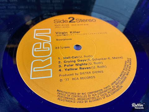 The Scorpions - Virgin Killer RVP6155 Japan Obi