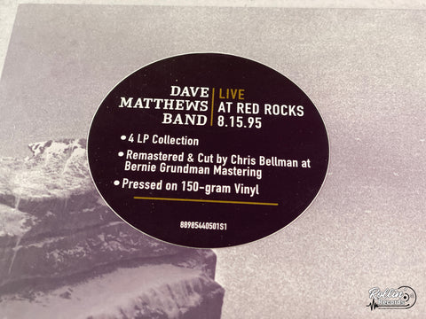 Dave Matthews Band - Live At Red Rocks 8.15.95 (4 LP Box Set)