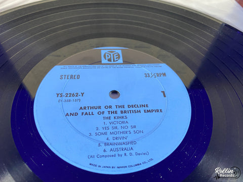 The Kinks - Arthur Or The Decline And Fall Of The British Empire YS2262Y Japan Obi