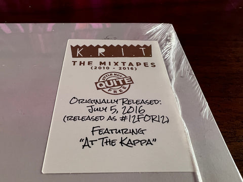 Big K.R.I.T. – XII / XII A Style Not Quite Free (White Vinyl)