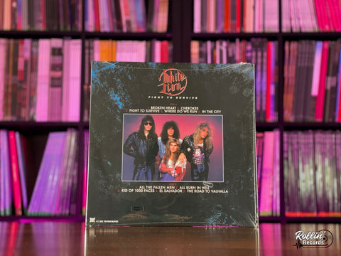 White Lion - Fight To Survive (White/Black/Red Splatter Vinyl)