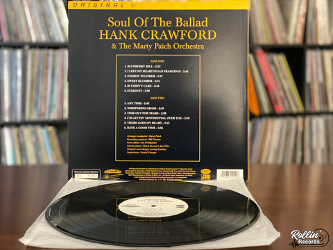 Hank Crawford, Marty Paich Orchestra – Soul Of The Ballad MFSL 1-224