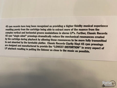 Led Zeppelin - IV Classic Records 45RPM 200 Gram Box Set