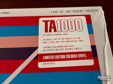 Touche Amore - 10 Years / 1000 Shows Live (Red & Blue Vinyl)