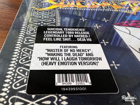 Suicidal Tendencies - Controlled By Hatred / Feel Like Shit... Deja Vu (Black Vinyl)