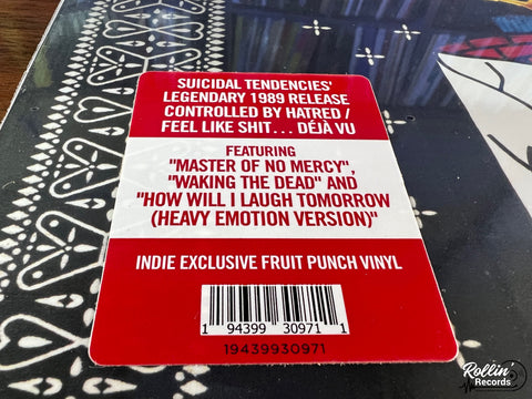 Suicidal Tendencies - Controlled By Hatred / Feel Like Shit... Deja Vu (Colored Vinyl)