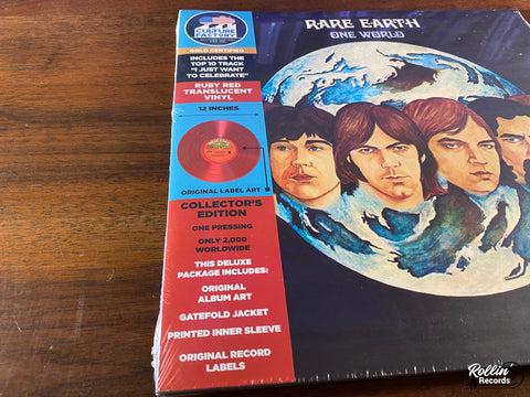 Rare Earth - One World (Red Vinyl)