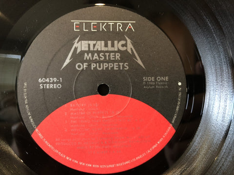 Metallica - Master Of Puppets Original Pressing