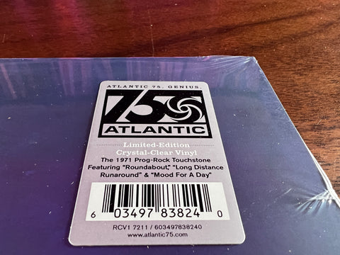 Yes - Fragile (Clear Vinyl) (Start Your Ear Off Right 2023)