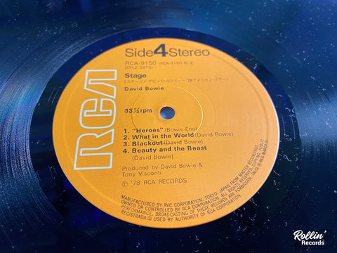 David Bowie - Stage RCA-9149 Japan Obi