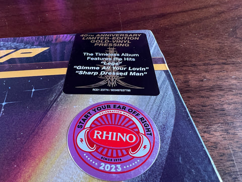 ZZ Top - Eliminator (Gold Vinyl) (Start Your Ear Off Right 2023)