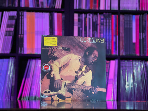Curtis Mayfield - Curtis/Live (Burgundy/Fruit Punch Vinyl) (Rhino: Start Your Ear Off Right 2023)