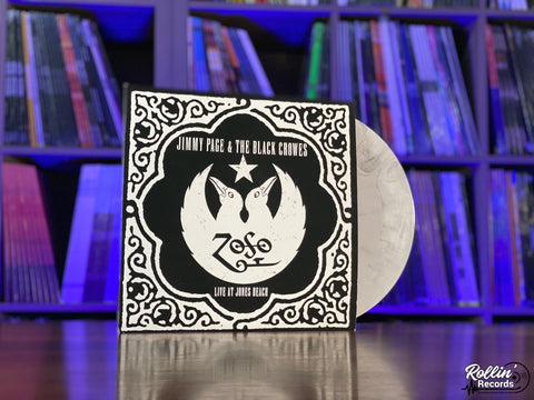 Jimmy Page & The Black Crowes - Live at Jones Beach (RSD 2017 Black & White Marble 10”)