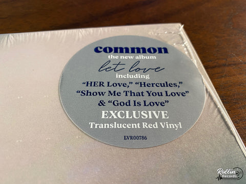 Common - Let Love (Indie Exclusive Translucent Red Vinyl)