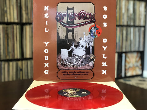 Neil Young & Bob Dylan – SF Snack Red Vinyl