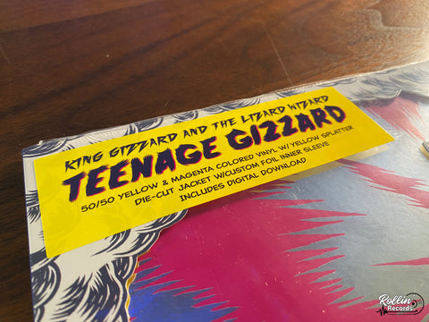King Gizzard & The Lizard Wizard - Teenage Gizzard (Magenta & Yellow Splatter Vinyl w/ holofoil cover)