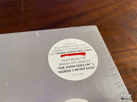 Lupe Fiasco - Lasers (Translucent Red Vinyl)