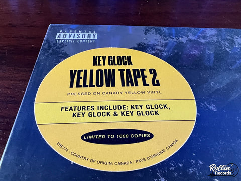 Key Glock - Yellow Tape 2 (Canary Yellow Vinyl)