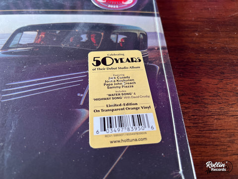 Hot Tuna – Burgers (Orange Vinyl)(Rhino: Start Your Ear Off Right 2023)