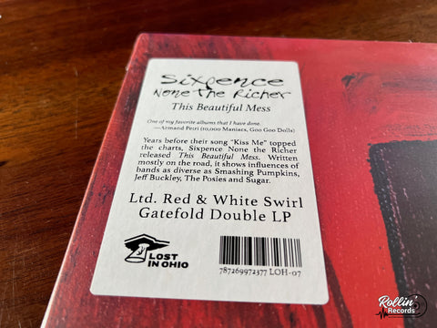 Sixpence None the Richer - This Beautiful Mess (Red & White Swirl Vinyl)