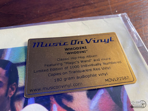 Whodini - Whodini (Music On Vinyl Limited Transparent Red Vinyl)