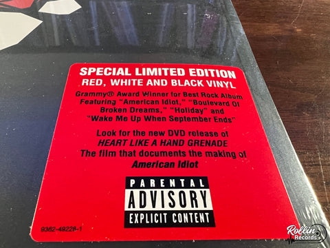 Green Day - American Idiot (Red & White Swirl Vinyl)