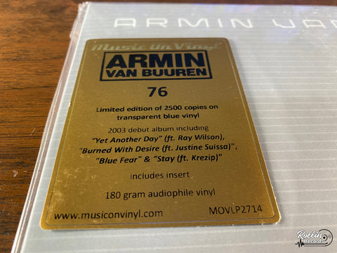 Armin Van Buuren - 76 (Music On Vinyl Transparent Blue Vinyl)