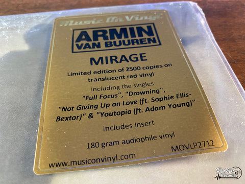 Armin Van Buuren - Mirage (Music On Vinyl Translucent Red Vinyl)