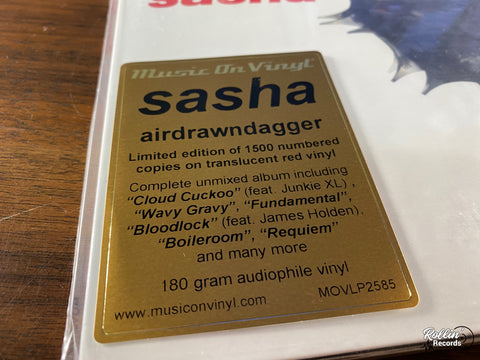 Sasha - airdrawndagger (Music On Vinyl Translucent Red Vinyl)