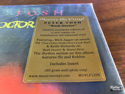 Peter Tosh - Bush Doctor (Music On Vinyl Translucent Red Vinyl)