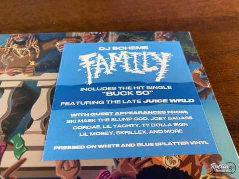 DJ Scheme - Family (White & Blue Splatter Vinyl)