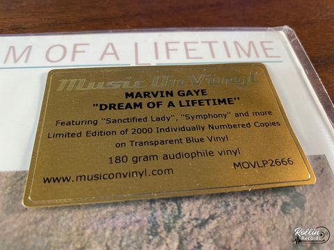 Marvin Gaye - Dream Of A Lifetime (Transparent Blue Colored Vinyl)