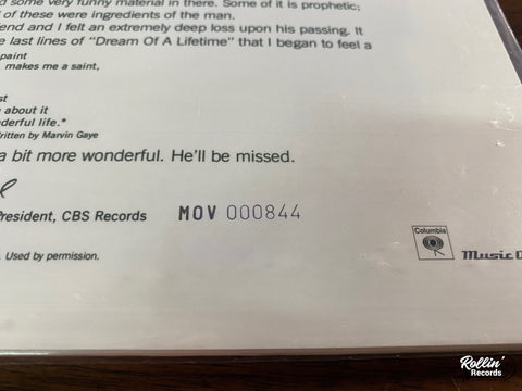 Marvin Gaye - Dream Of A Lifetime (Transparent Blue Colored Vinyl)