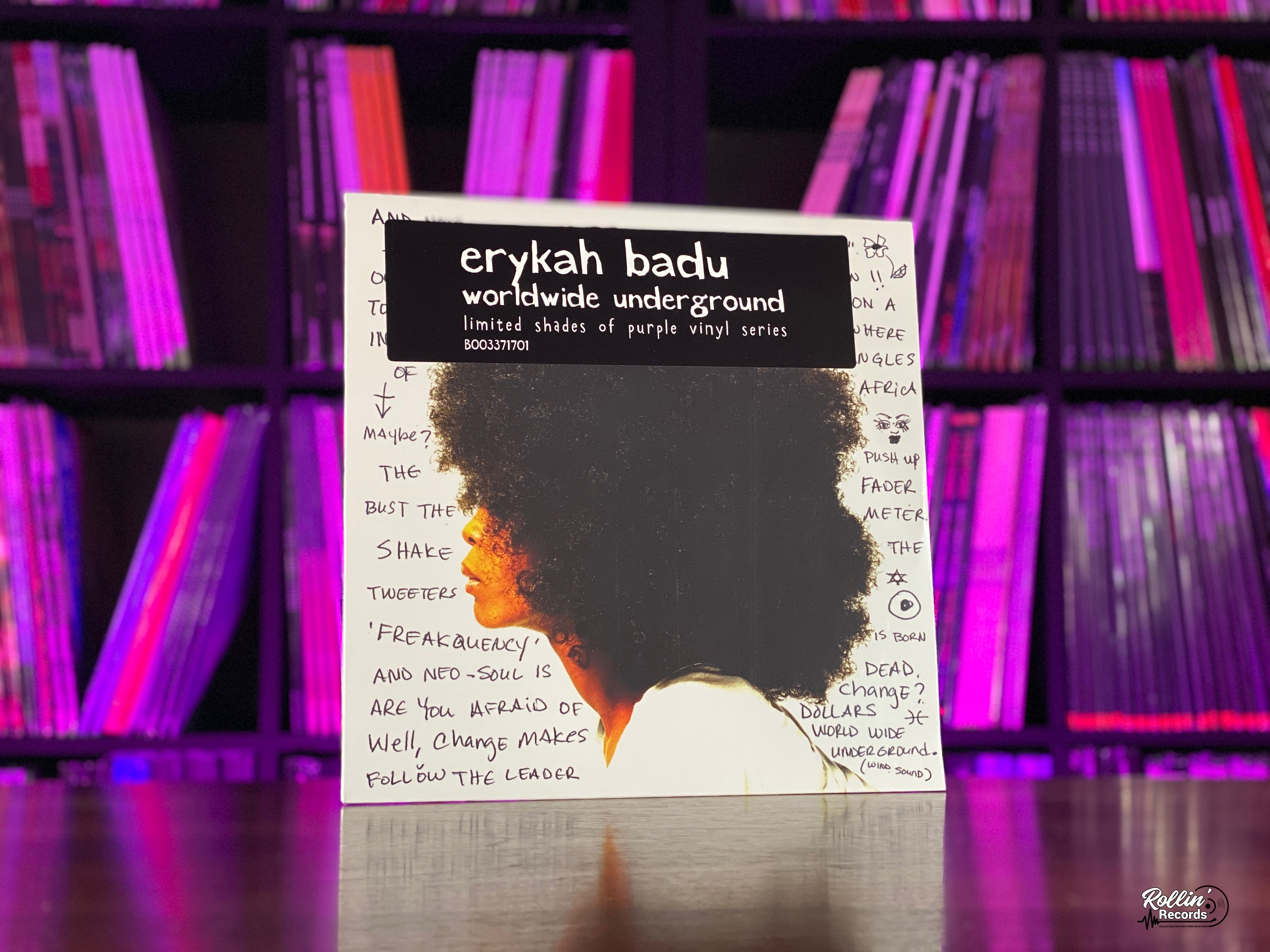 Erykah Badu Worldwide Underground (Purple Vinyl) – Rollin' Records