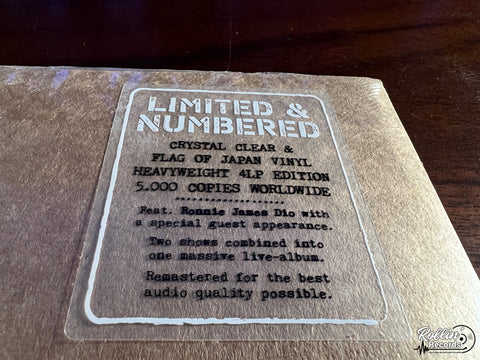 Deep Purple - Live In Tokyo 2001 (Clear & Red Vinyl)