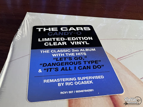 The Cars - Candy-O (Indie Exclusive Clear Vinyl)