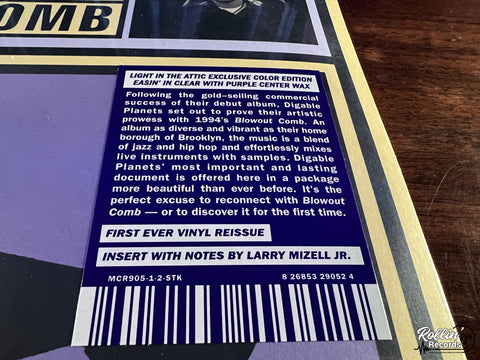 Digable Planets - Blowout Comb (Clear & Purple Vinyl)
