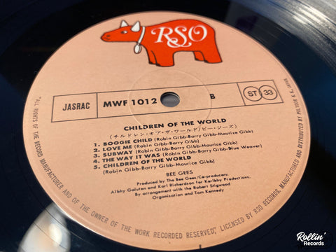 Bee Gees - Children Of The World MWF1012 Japan OBI
