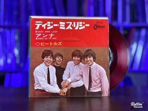 The Beatles - Dizzy Miss Lizzy / Anna (Go To Him) OR1418 Japan Red 7"
