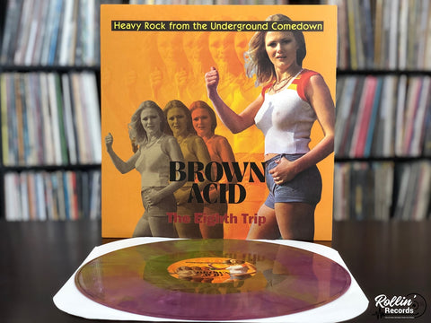 Brown Acid “The Eighth Trip” Rollin' Records Exclusive Starburst Vinyl