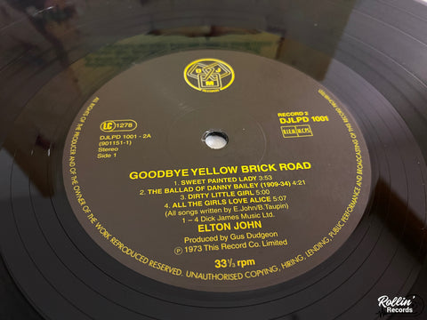 Elton John – Goodbye Yellow Brick Road Speakers Corner