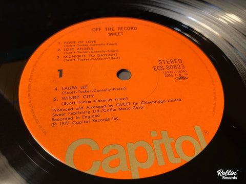 Sweet - Off The Record ECS-80823 Japan OBI
