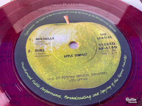 The Beatles - Michelle / Girl / Nowhere Man / What Goes On AP4160 Japan Red 7"
