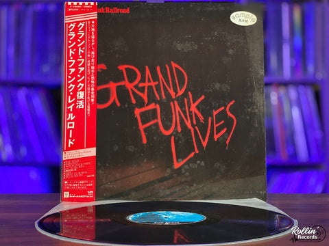 Grand Funk Railroad - Grand Funk Lives P-11094W Japan OBI Promo