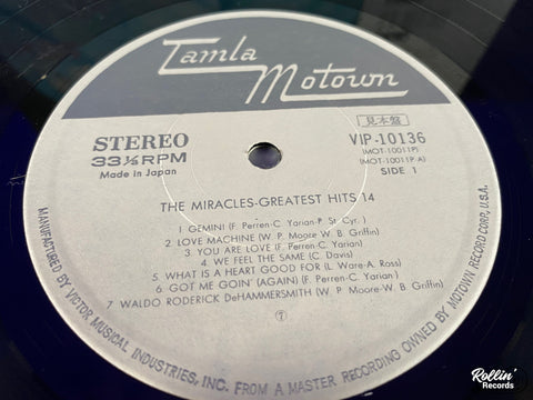 The Miracles – Greatest Hits 14 VIP-10136 Japan OBI Promo